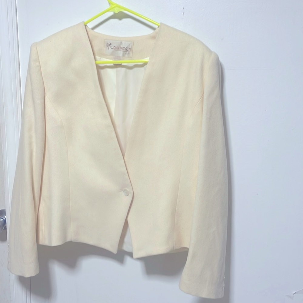 Vintage Semi cropped John Meyer 100% wool blazer🌟💫✨